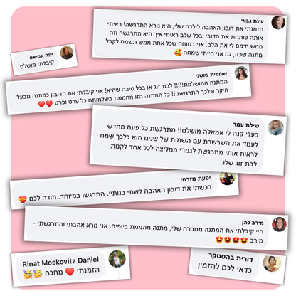 קופסת ורד מסתובבת עם שרשרת זוגית