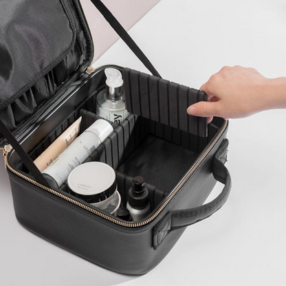 תיק איפור מקצועי מעור