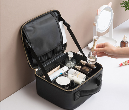 תיק איפור מקצועי מעור